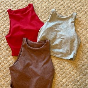 Old Navy workout shirts.